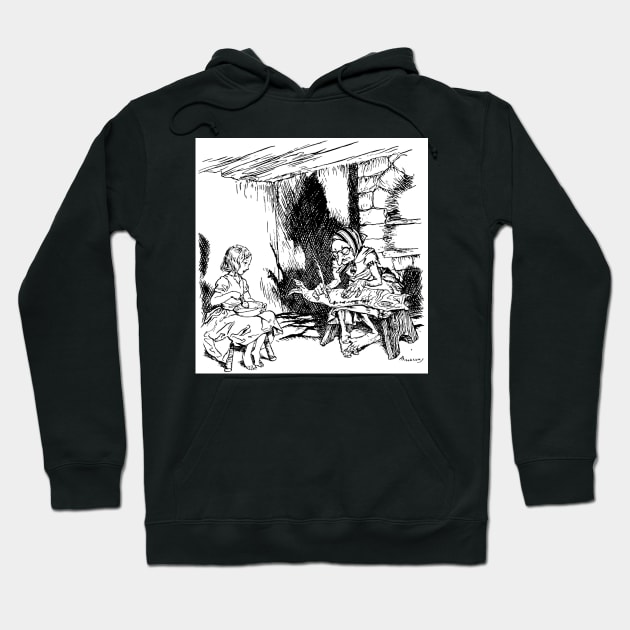 The Snow Queen - Arthur Rackham Hoodie by forgottenbeauty